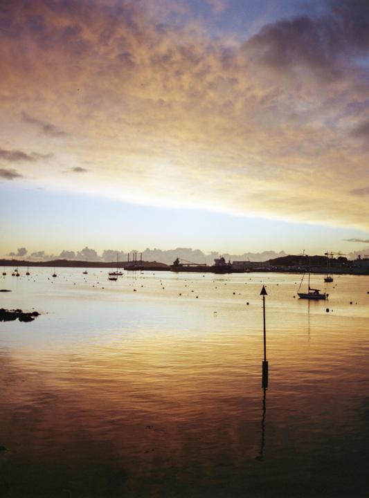 Not a bad morning looking over to Falmouth