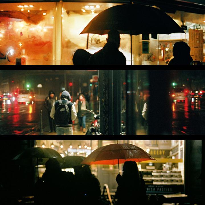 edinburgh at night [Canon A-1, Portra 400)