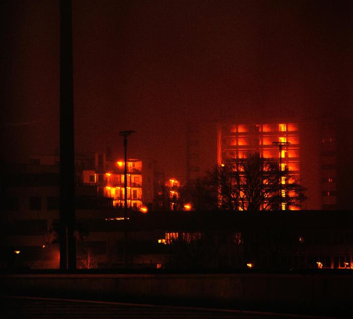 Got some production error redscaled Cinestill 800T 120rolls. Looks pretty nice actually. [Hasselblad 503cx | Zeiss 5.6/350]