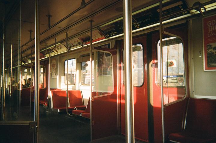 Monday morning commute (Kodak disposable)