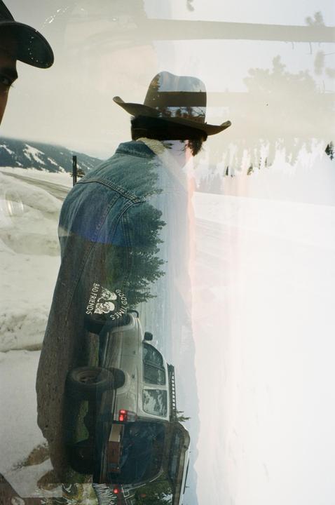 Accidentally triple exposed Portra 400. Olympus OM-1