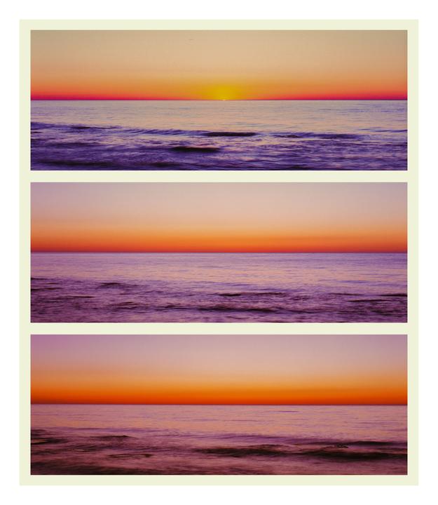 Long exposure triptych, Sicily | Velvia 50 | Nikon F2