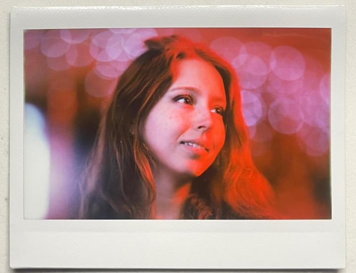 Instax wide on Graflex Super D with 250mm f/2.9