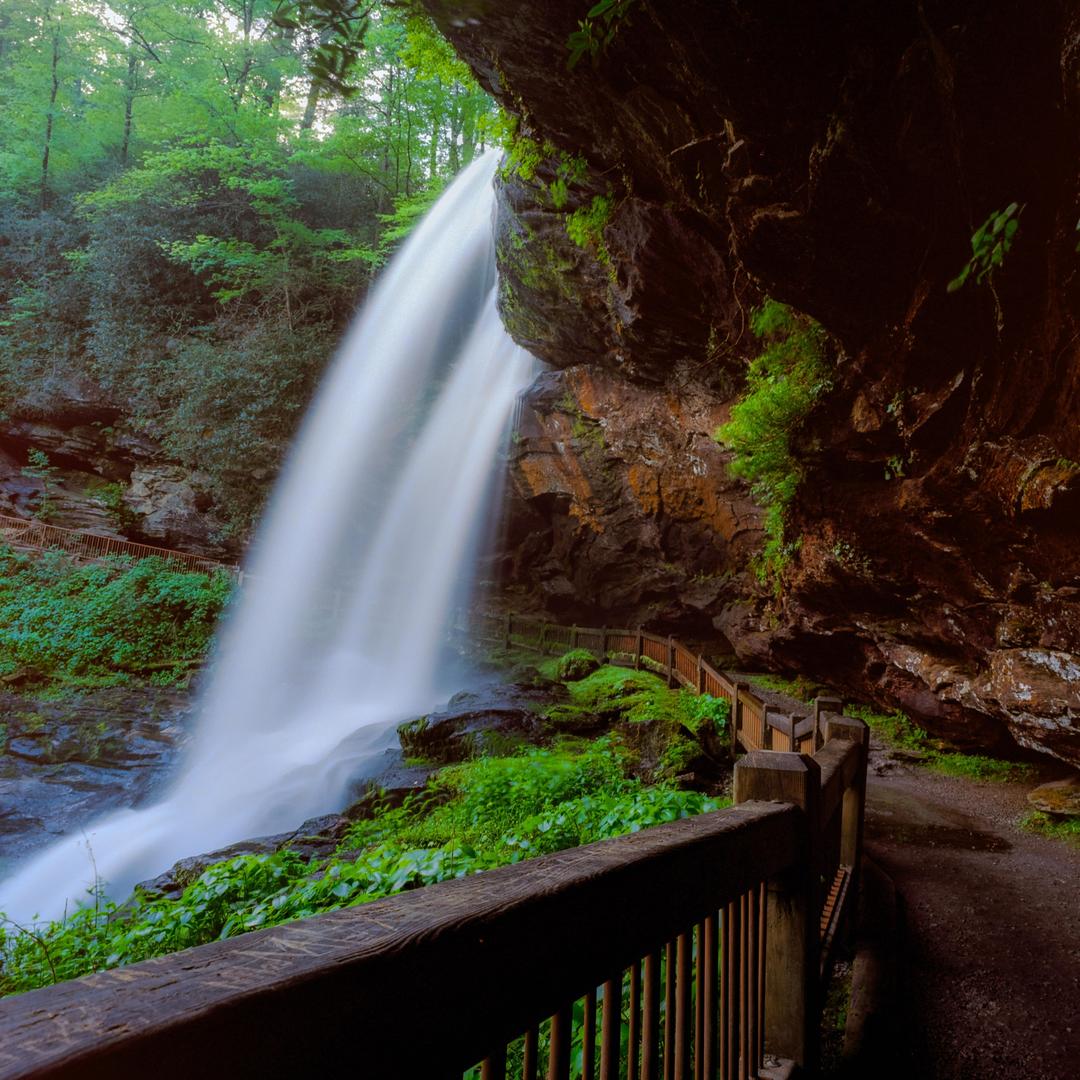 Appalachian Waterfall [903SWC, Ektar 100], shot with kodak ektar 100