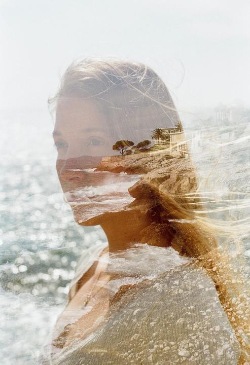 Lea. Double exposures (Pentax LX, Fujifilm C200)