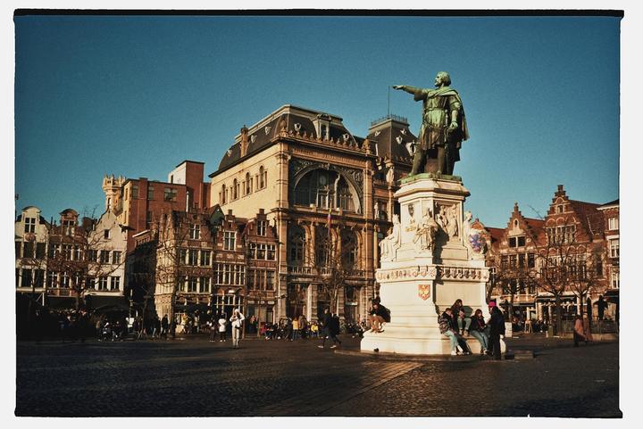 First roll ever in Ghent, Belgium. Kodak Gold 200 on Ricoh 500G