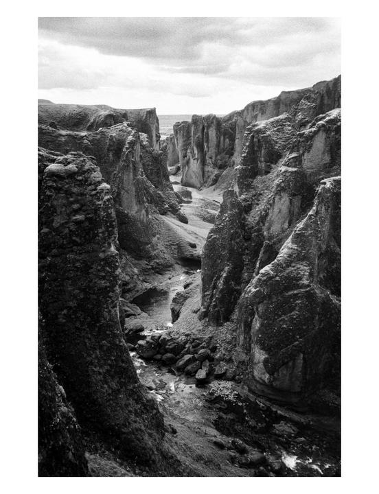 Fjaðrárgljúfur, Iceland | Olympus XA2 | HP5+ (Pushed to 800)