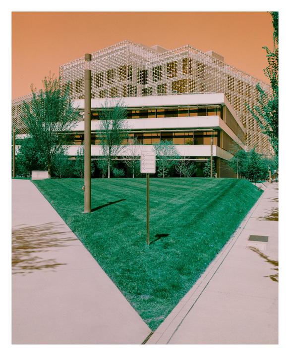 Science and engineering complex | Fujica GSW 690II | Lomochrome turquoise