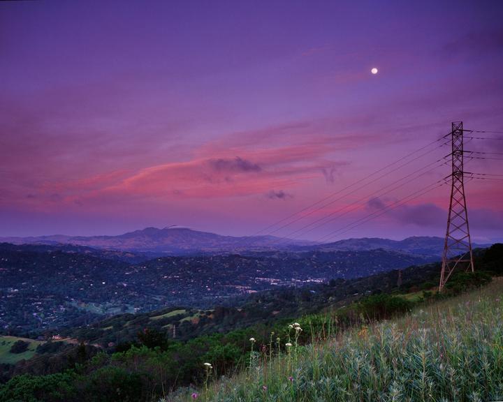 Tilden Regional Park, view of Mt Diablo, Berkeley CA. Mamiya 645 pro, Velvia 100, graduated neutral density filter