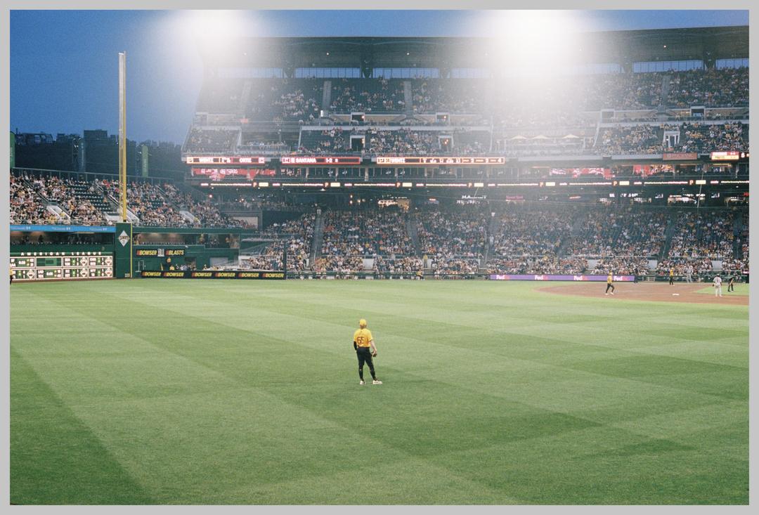 Baseball game | Yashica Electro 35 | Kodak Gold 200, shot on yashica electro 35 with kodak gold 200