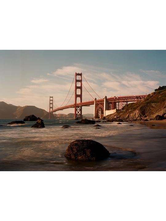 Rare Fogless Day at the Golden Gate Bridge - Mamiya M645 - 80mm - Ektar100