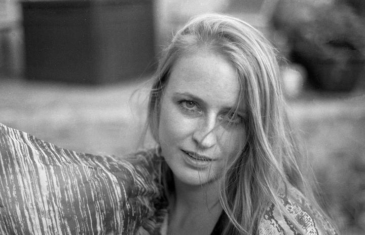 My beautiful wife, nikon f3, 50mmf1.8, Kodak tmax100, kodakhc110 and scanned with the coolscan 4000ed