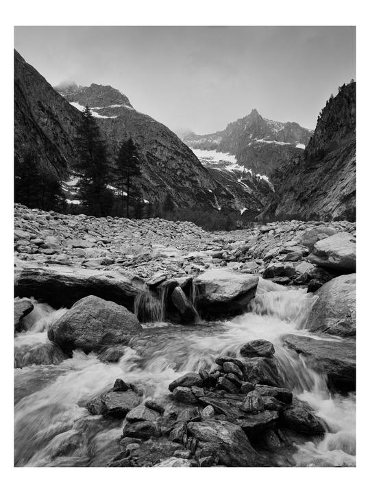 Snowmelt [Intrepid 4x5, Fuji SWD 90mm f/5.6, Ilford FP4+]