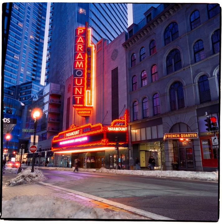 Paramount Theatre [Hasselblad 500cm - Cinestill 800T