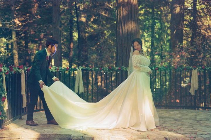 Damaged Wedding Film