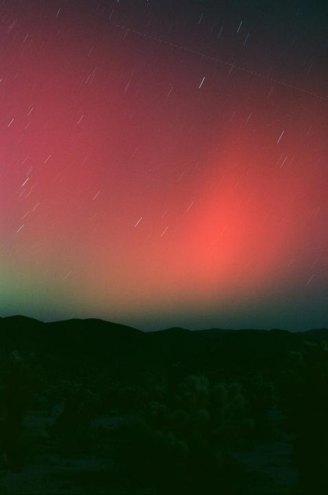 Aurora from Joshua Tree, California
