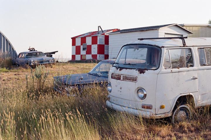 Some Old Cars [Minolta X-370, 50mm f/2, Fujifilm Superia]