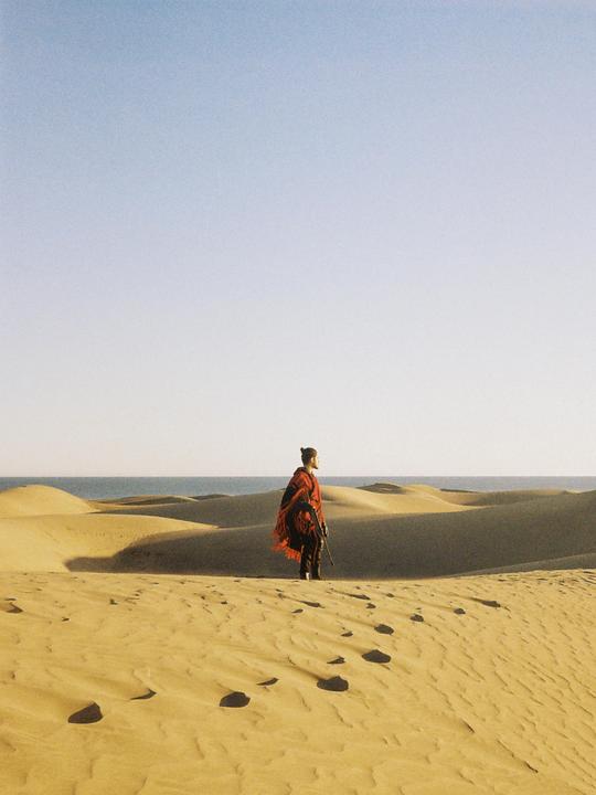 Sunset in dunes [Canonet QL17, 40mm, Gold 200]