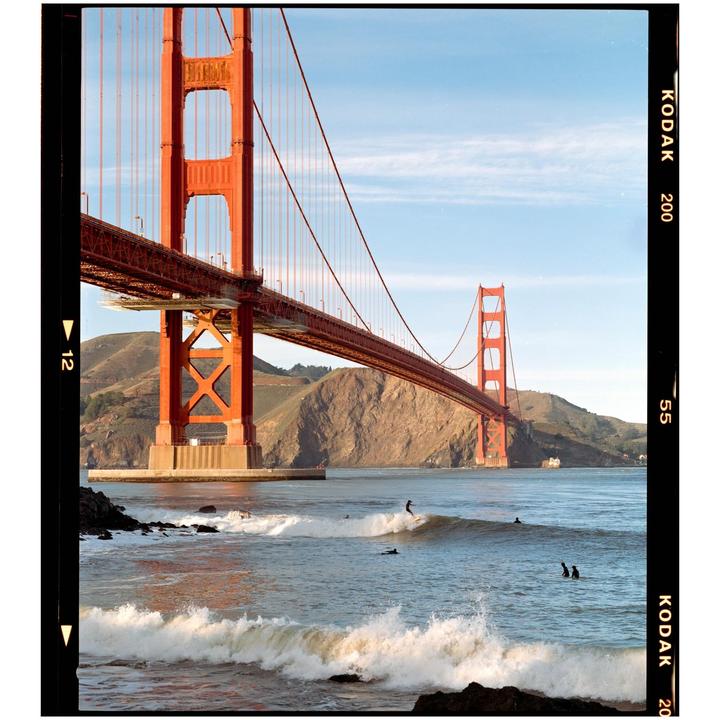 Super Secret SF Surf Spot | Mamiya 7 + Nikon F4 | Portra + Gold