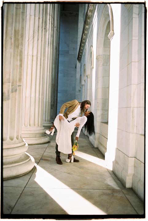 Courthouse elopement on 35mm and 120 film (Nikon n80, Mamiya 645AFDii)
