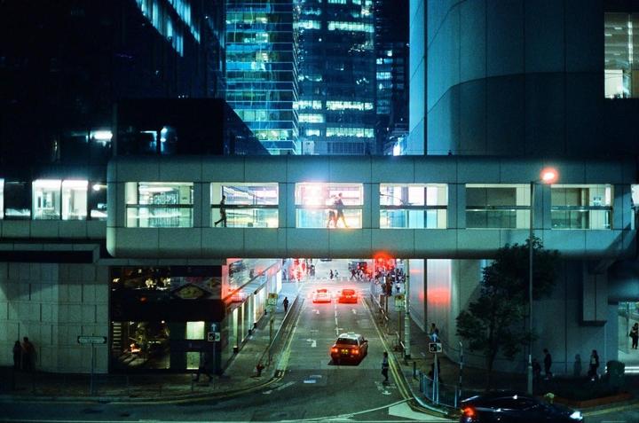 My First Roll - Hong Kong at Night | Olympus 35 SP | Reflx Lab 800T