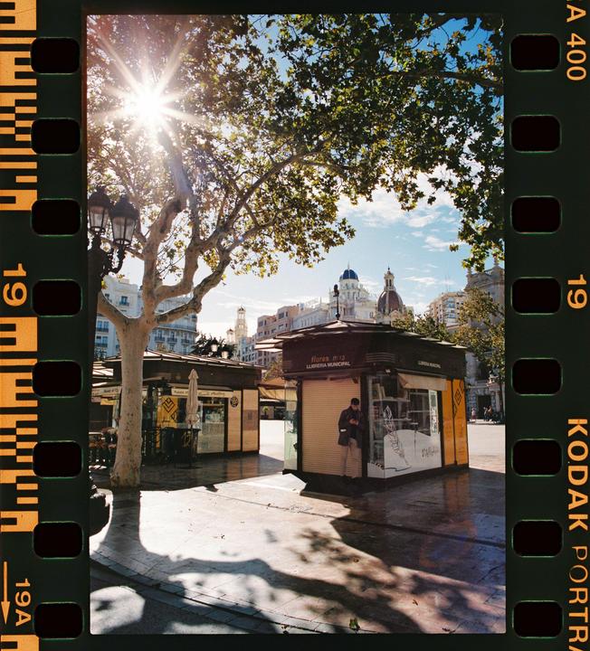 First getting back film scans with sprocket holes/borders. Not sure if I love it or hate it.
