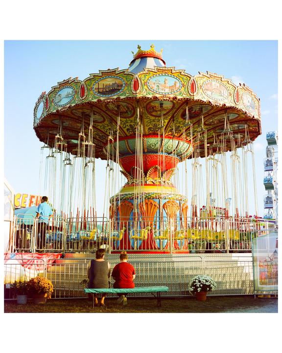 At the fair (Hasselblad 500c late model, 80mm c*, expired portra 160nc shot at 50iso, lomo redscale at 125iso, cinestill 800t)