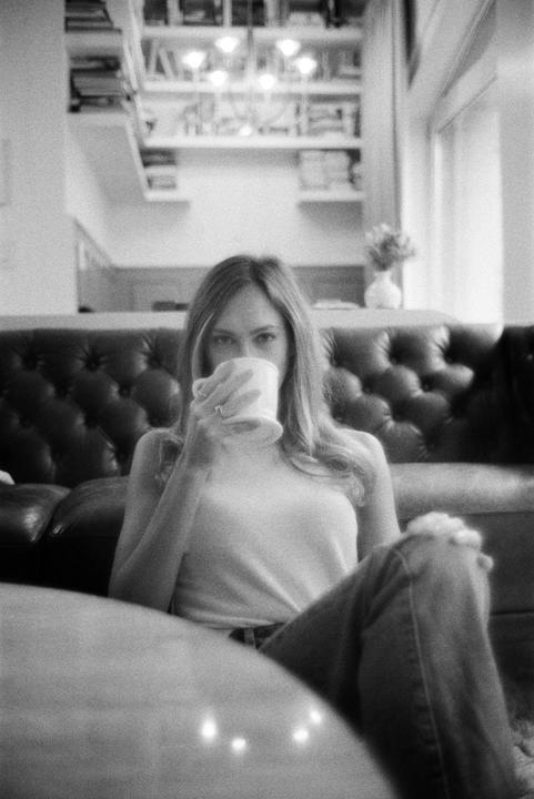 Coffee in Soho - Leica CL 35mm 1.4 HP5