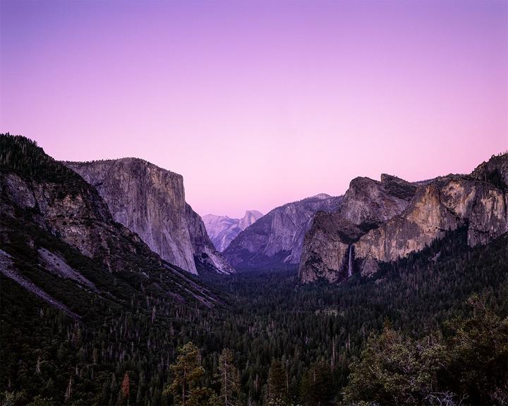 Yosemite at Dusk [E100, Bronica GS-1, 65mm, 812 + 2-stop soft GND]
