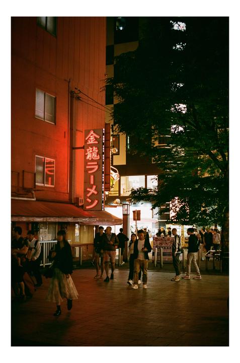 Japan Nights (Contax RX, 50mm F/1.4, Portra 400)