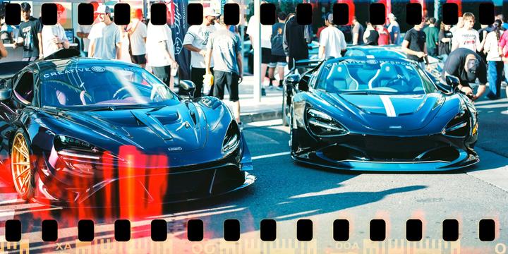 Supercar Pano - Pentax 67ii, Ektar 100