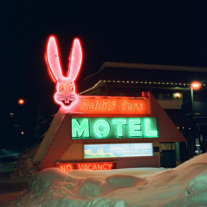 Rabbit Ears [Mamiya C330, Cinestill 800T]