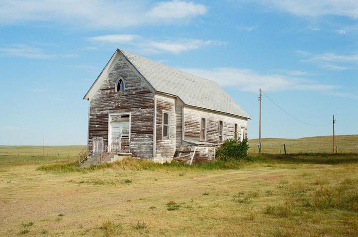 Prairie Churches [Canon A1, Fuji400]