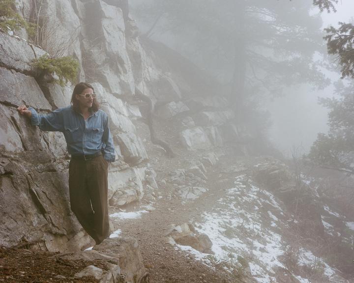 My friend in the foggy mountains of New Mexico (Pentax 645n / 75mm 2.8 / Portra 400)