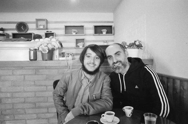 My son and my best friend Agfa APX ISO 400 expired