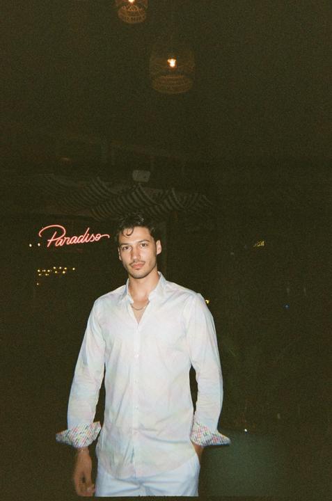 Took these of my boyfriend on a kodak disposable camera — honestly wasn’t expecting them to turn out this well