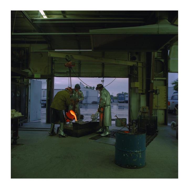 Foundry at 6AM - Bronica SQ-A, 80mm, Portra 800