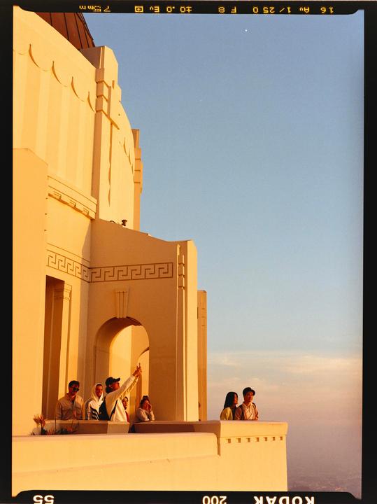 Griffith Observatory. Pentax 645n, 75mm f2.8, Kodak Gold 200.