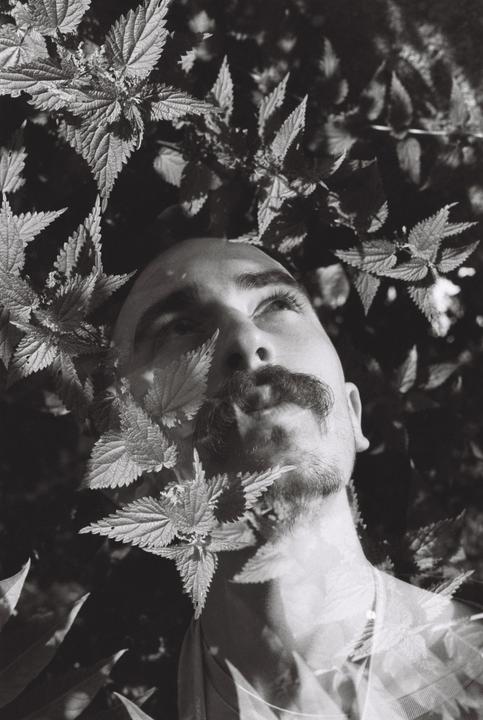 Double exposure:my friend Carlo