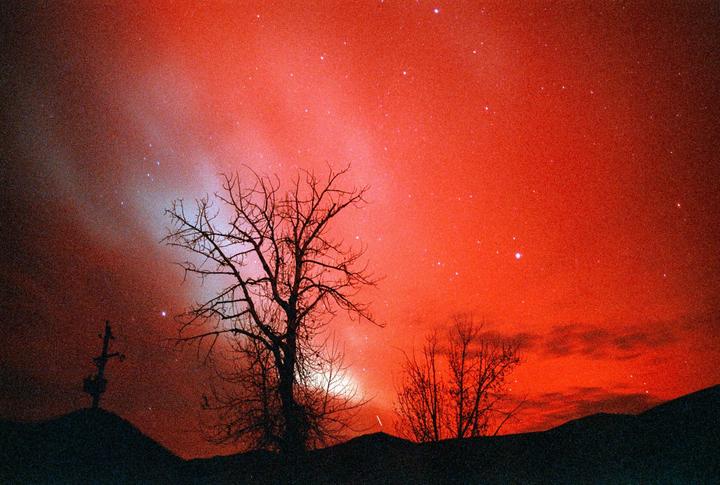 First time shooting northern lights on film