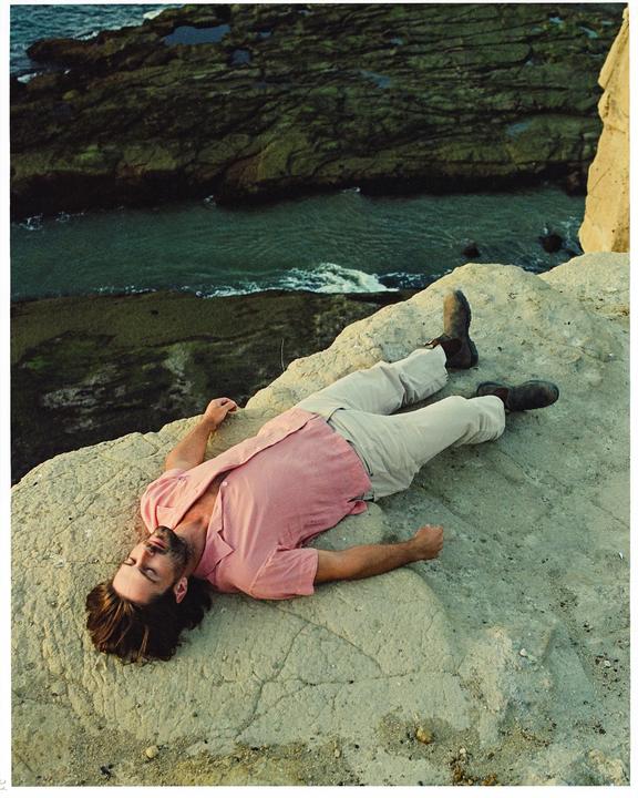 Jayden at Muriwai Beach, Auckland, NZ [Canon EOS 300, Kodak 250d]
