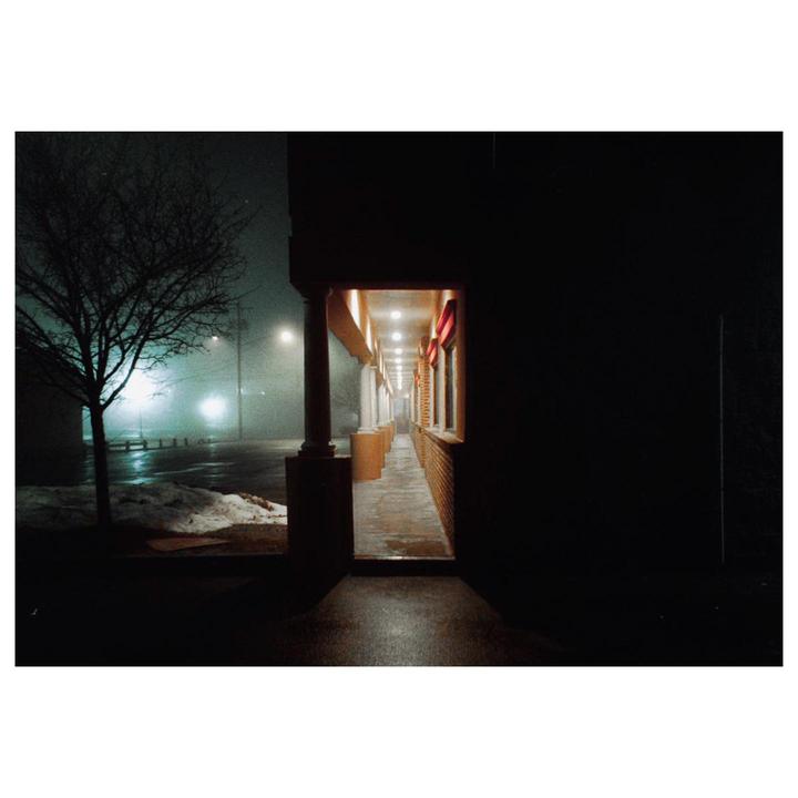 Foggy night. [Fujifilm Natura S, Fuji 400]
