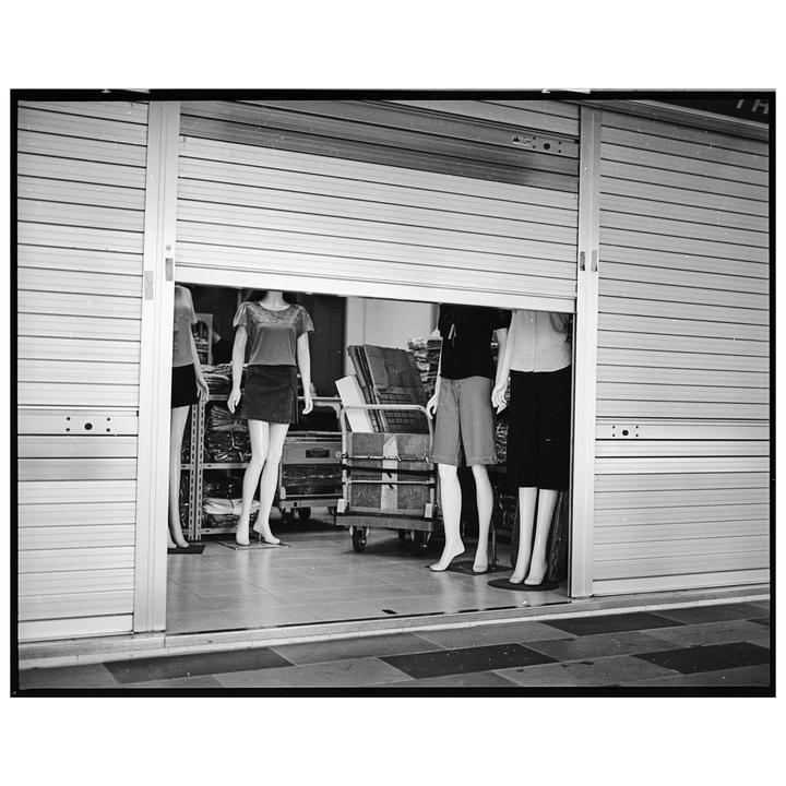 What a bunch of dummies, Pentax 67, 90mm 2.8, HP5, DDX.