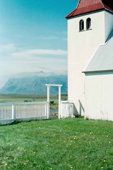 church in Iceland | Canon EOS 650, EF 50mm f/1.4, Fujifilm PRO400H