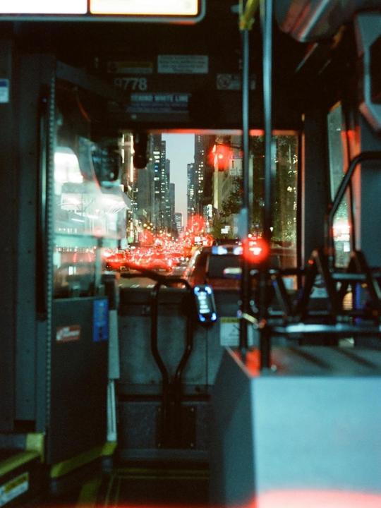 New York / Leica R7, Cinestill 800T