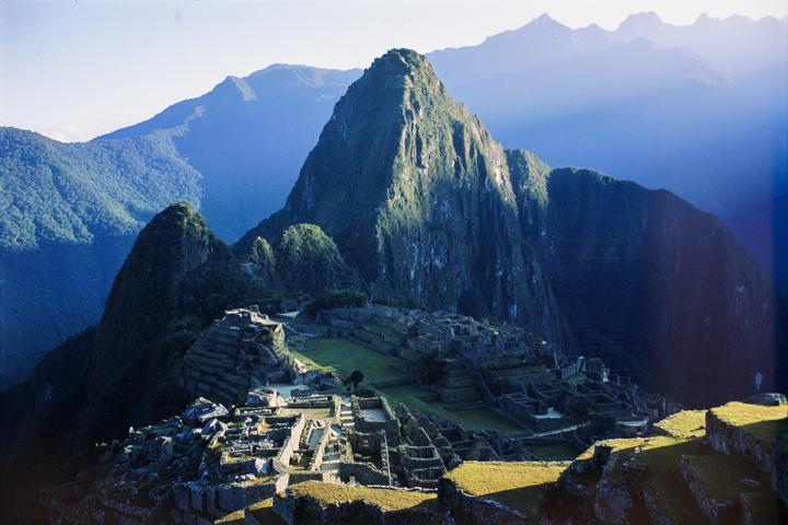 The Face in Machu Picchu [Nikon F3, 35-70 f2.8]