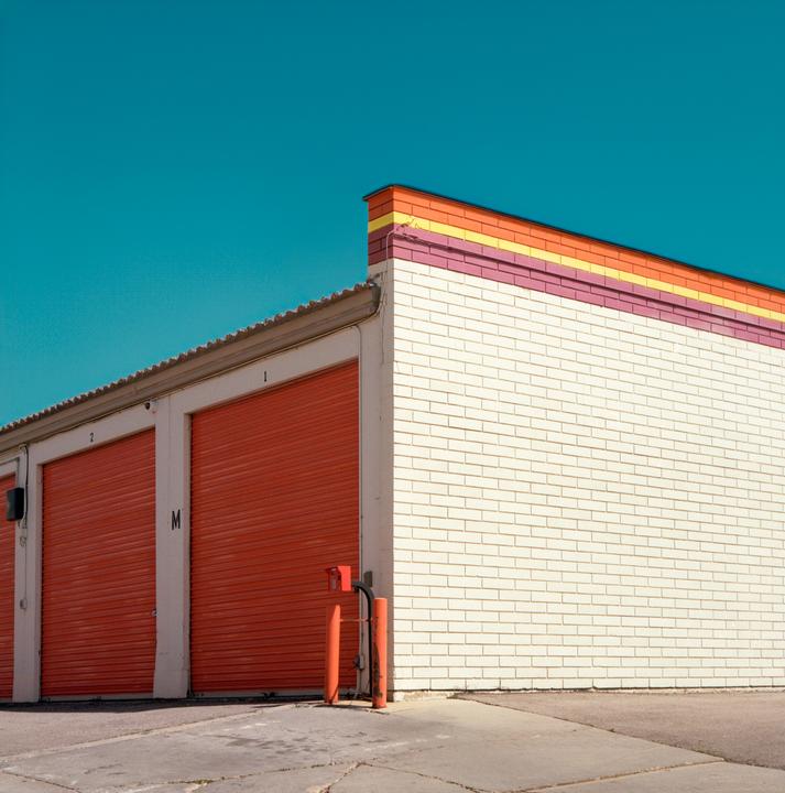 I love storage units | Rolleiflex 2.8F Planar | Kodak Gold 200