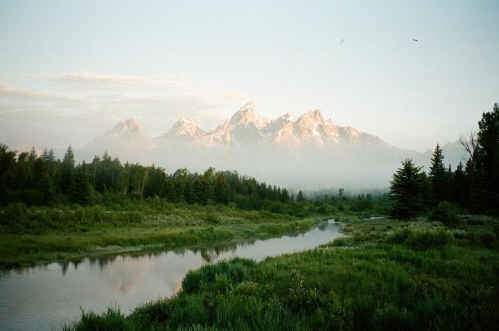 Grand Tetons, (contax T2, portra 400)