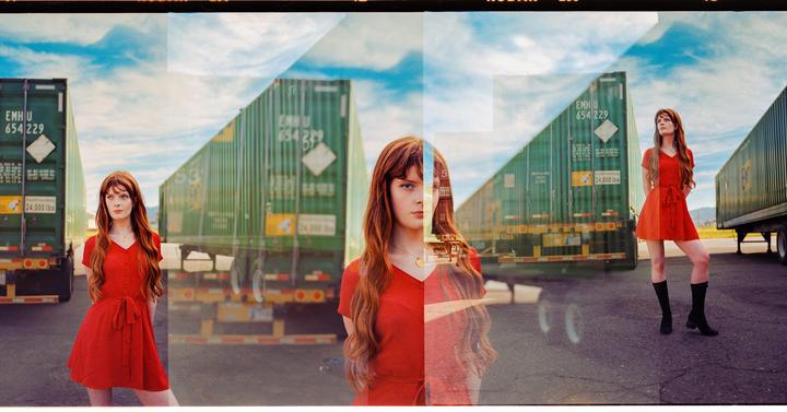 Triple exposed | Pentax 645 | 35mm 3.5 | Gold 200