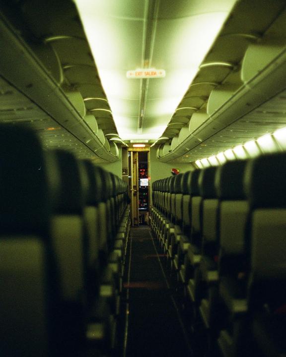 Exit Row (The New Year) | Nikkormat FTN | 50mm | Portra 800